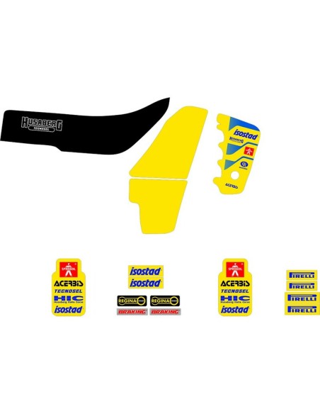 Kit Adhesivos Tecnosel Replica Team Husaberg 1990 FE/FS 90-99