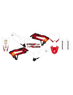 Kit Adhesivos Blackbird Retrò Polisport MX Restyling 2022 Honda CR 125/250 R 02-07