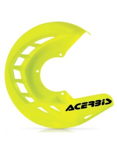 Protector Disco Delantero Acerbis X-Brake Amarillo Flúor