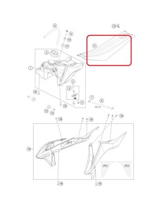 Asiento KTM SX 50 2016