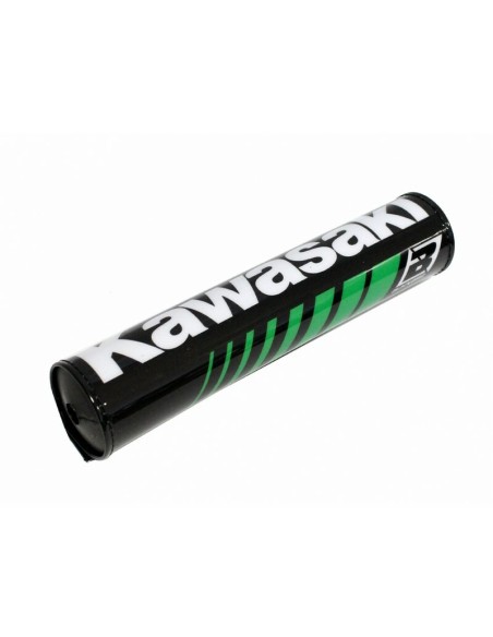 Protector Manillar con Barra Blackbird Trad Kawasaki Negro/Verde/Blanco