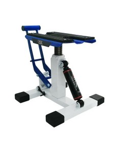 Caballete Elevador Hidráulico 4MX Negro/Blanco/Azul