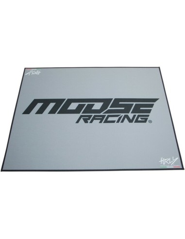 Alfombra Moose Racing 78x99 cm Gris/Negro