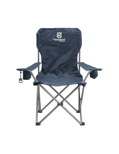 Silla Plegable Paddock Husqvarna Azul