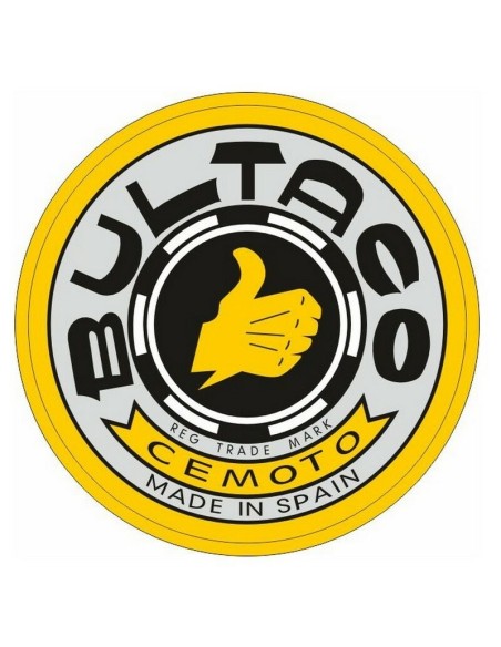 Adhesivo Vinilo Grueso Bultaco 5x5 cm