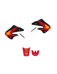 Kit Adhesivos + Funda de Asiento Tecnosel Replica OEM Honda 1998 CR 125 98-99 250 97-99
