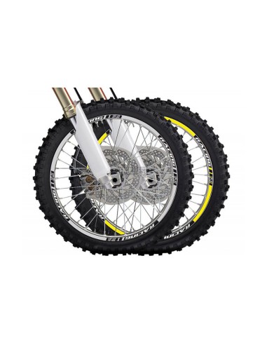 Kit Adhesivos Llanta Blackbird Crystall Negro