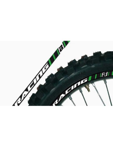 Kit Adhesivos Llanta Blackbird Crystall Verde