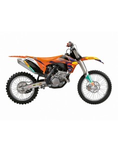 Kit Adhesivos + Funda Blackbird Réplica 23 KTM EXC 12-13 SX/SX-F 11-12