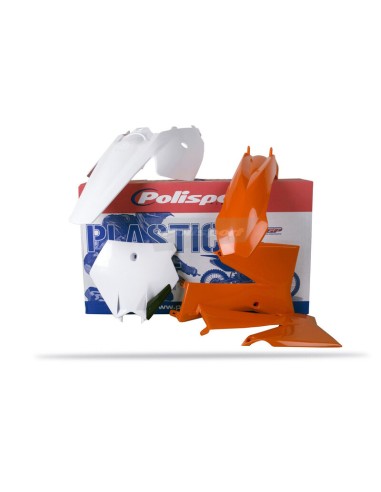 Kit Plásticos Polisport KTM SX 85 2006-12 Naranja/Blanco