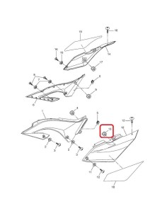 Anillo Protector Yamaha WR 125 R 09-14