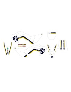Kit Adhesivos + Funda Blackbird Retrò Husqvarna FC/TC 2023