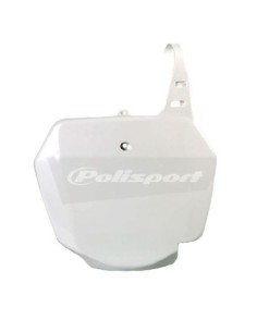 Placa Frontal Polisport Suzuki RM 85 00-16 Blanco