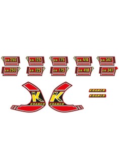 Kit Adhesivos Tecnosel Replica OEM Kramer 1981 ER 1981