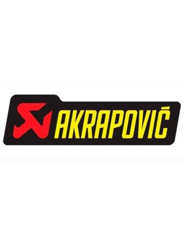 Adhesivo Akrapovic 34x120 mm
