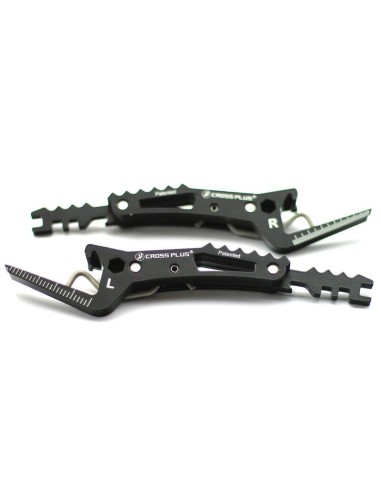 Estriberas Pasajero Cross Plus Universales Negro