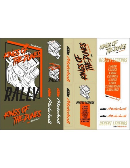 Adhesivos KTM Edición Especial Desert