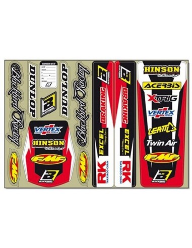 Kit Adhesivos Blackbird Standard Honda