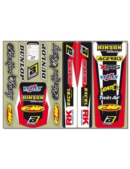 Kit Adhesivos Blackbird Standard Honda