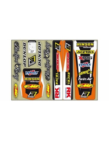 Kit Adhesivos Blackbird Standard KTM