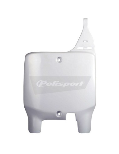 Placa frontal polisport RM 125-250 99-00 blanco