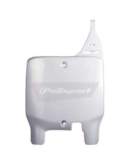 Placa frontal polisport RM 125-250 99-00 blanco
