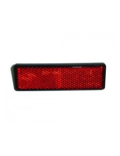 Catadióptrico Rectangular 75X25 mm Atornillable Rojo