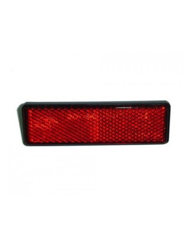 Catadióptrico Rectangular 75X25 mm Atornillable Rojo