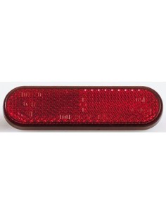 Catadióptrico Ovalado 100x25 mm Rojo