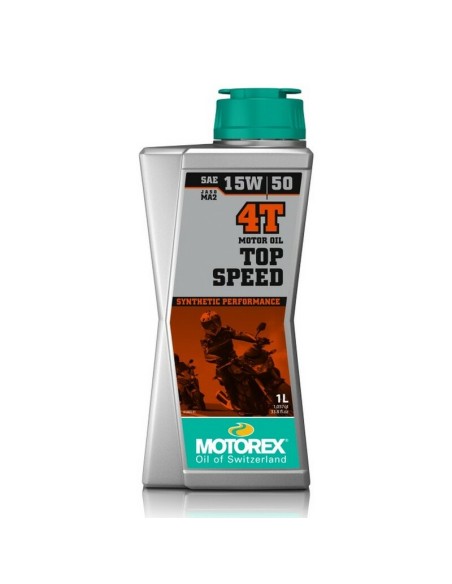 Aceite Motorex Top Speed 4T 15W/50 1 Litro