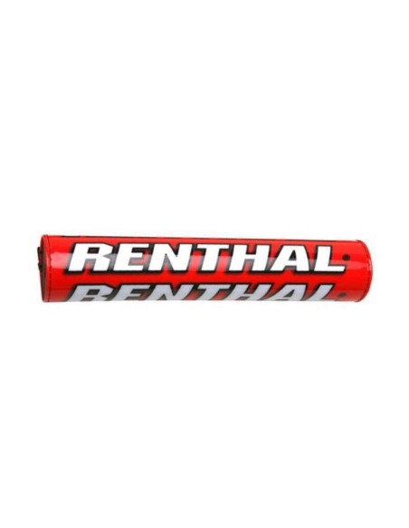 Protector Manillar Renthal Barra Mini SX 50 205 mm Rojo/Blanco