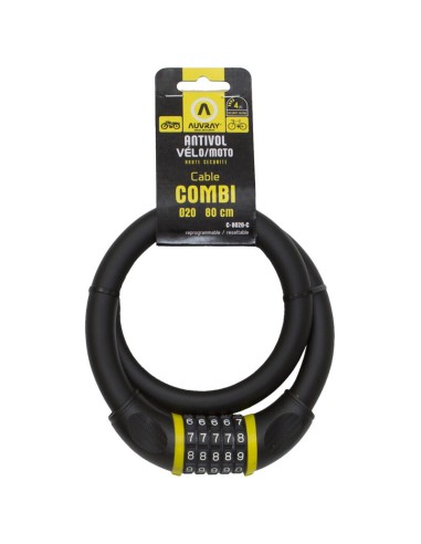 Antirrobo Auvray Cable Combi Maxi D.20 en 80 cm