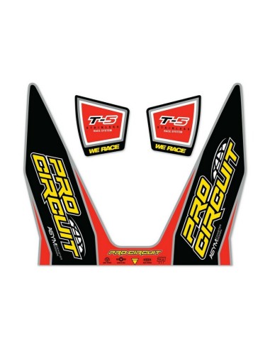 Adhesivos Escape Pro Circuit T5 2012