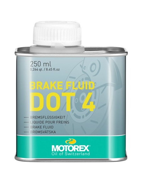 Líquido Frenos Motorex DOT 4 250 Ml.