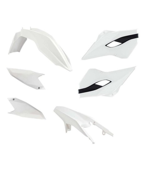 Kit Plásticos Race Tech Husaberg TE/FE 13-14 Blanco