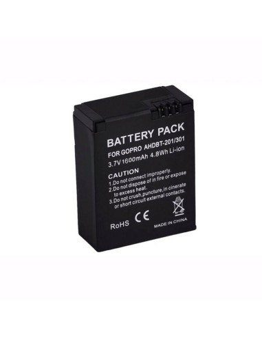 Batería Recargable Go Pro Litio para Hero 3/Hero 3+/2.0