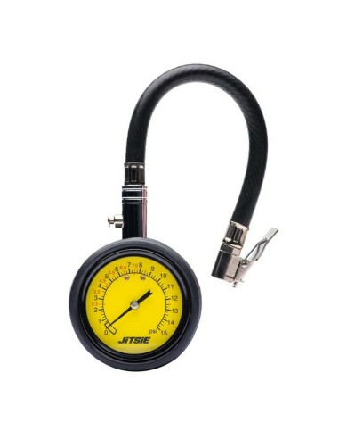 Manómetro Analógico con Manguera Jitsie 0-15 PSI