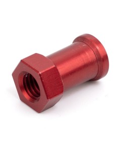 Tuerca Aluminio Larga Agarre Cubierta GPR ISDE Rojo