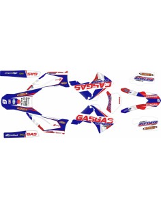 Kit Adhesivos Completo Gas Gas EC 10-11 EC 4T 11-13 Six Days 2018 Francia