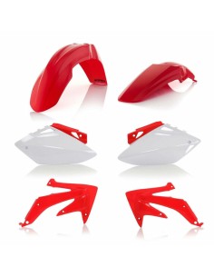 Kit Plásticos Race Tech Honda CRF 450 R 07-08 Rojo/Blanco