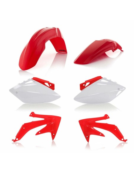 Kit Plásticos Race Tech Honda CRF 450 R 07-08 Rojo/Blanco