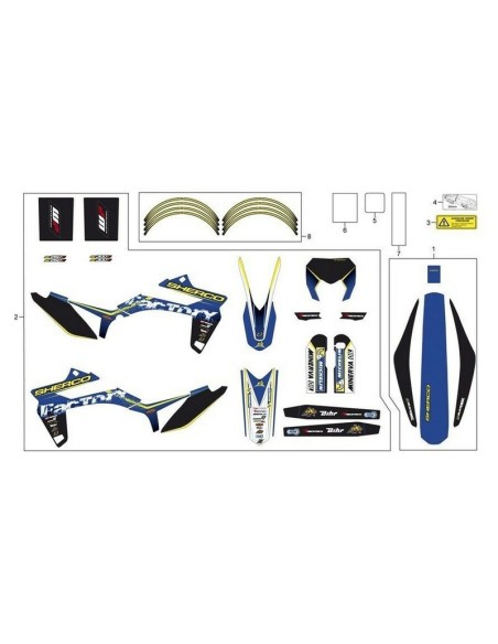 Kit Adhesivos Sherco Factory 2013