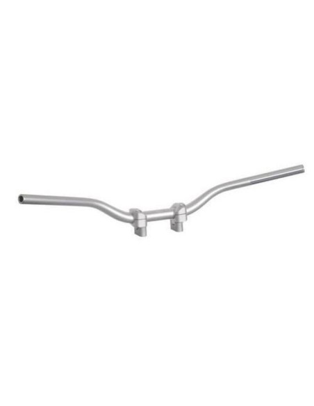 Manillar Gnerik Aluminio 28 mm CR Plata