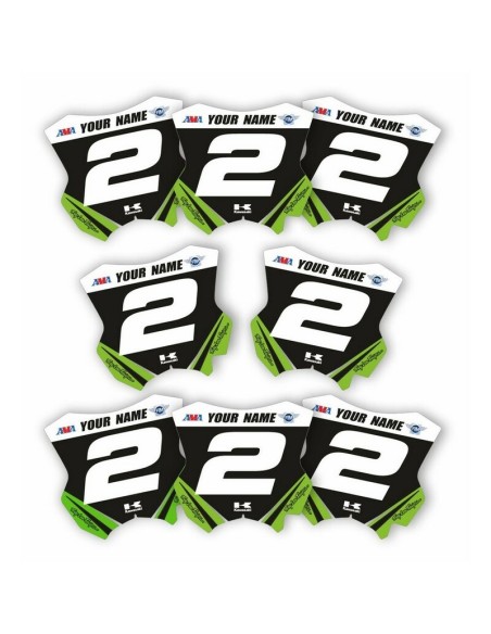 Kit Adhesivos Mini Portanúmeros Personalizados