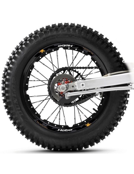 Kit Adhesivos de Llantas Hebo Universal Naranja