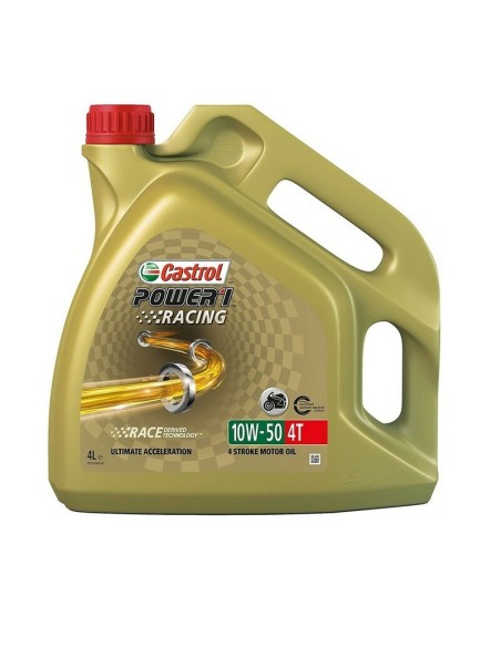 Aceite Castrol Power 1 Racing 4T 10W-50 4 L