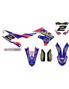 Kit Adhesivos Completo Kawasaki KX 450 19-23 Pro Circuit Azul
