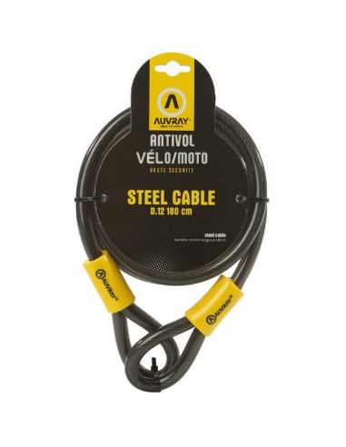 Cable de Seguridad Auvray de Acero D.12 en 1800 mm