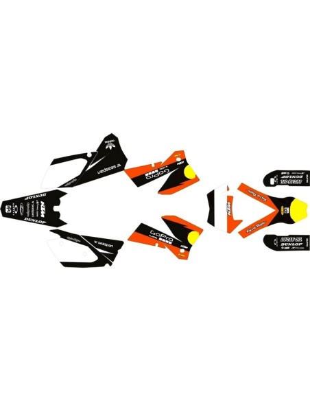 Kit Adhesivos Completo Go Pro KTM EXC 05-07 White Edition