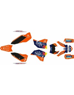 Kit Adhesivos Completo Go Pro KTM EXC 08-11 Orange/Black Edition